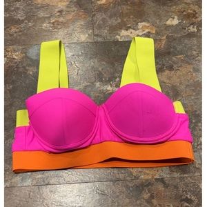 Multi Color Bathing Suit Top